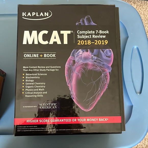Kaplan MCAT Complete 7-book Subject Review - Picture 1 of 4